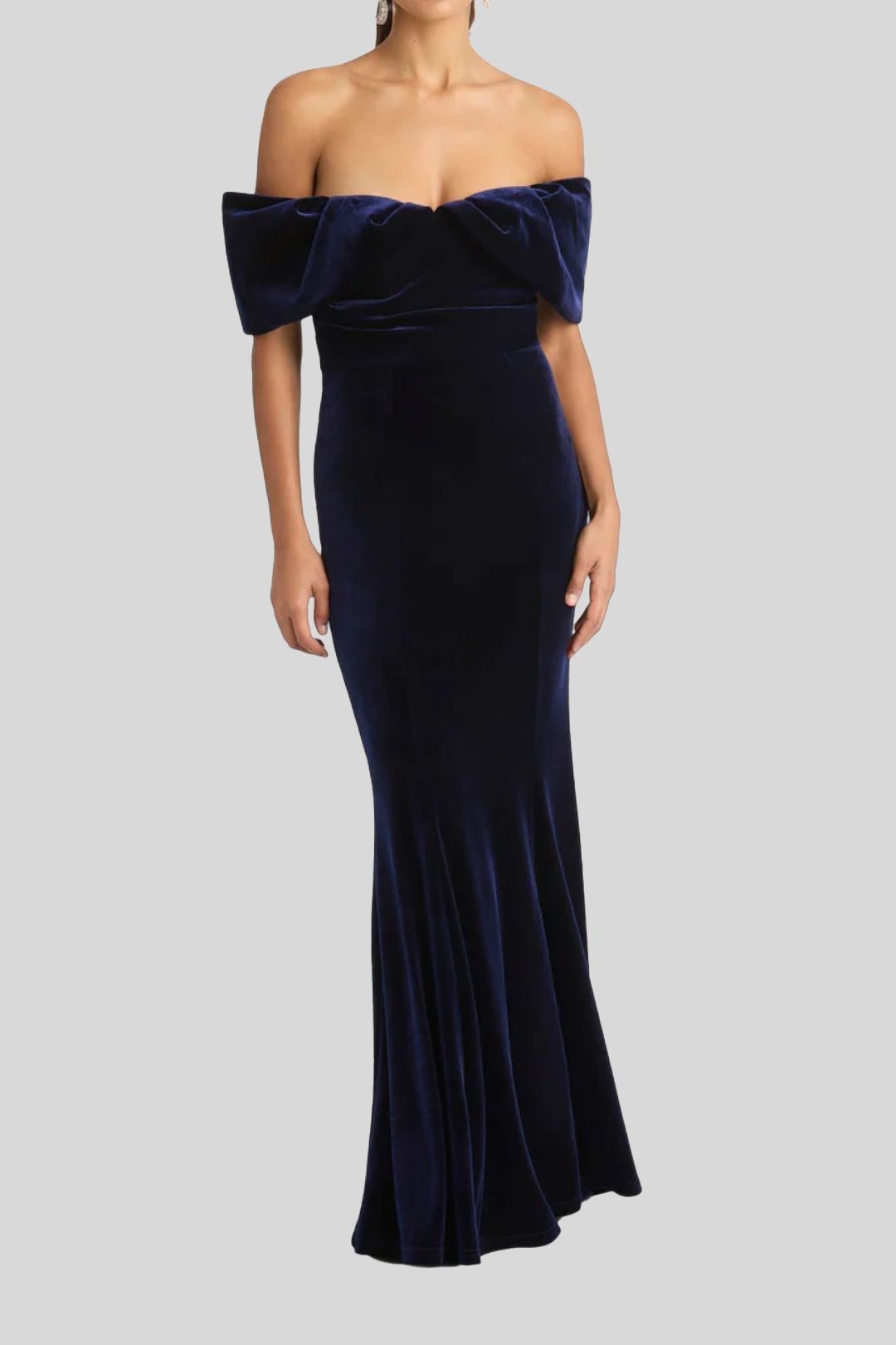 Sheike Royal Blue Off-Shoulder Vanity Maxi Dress