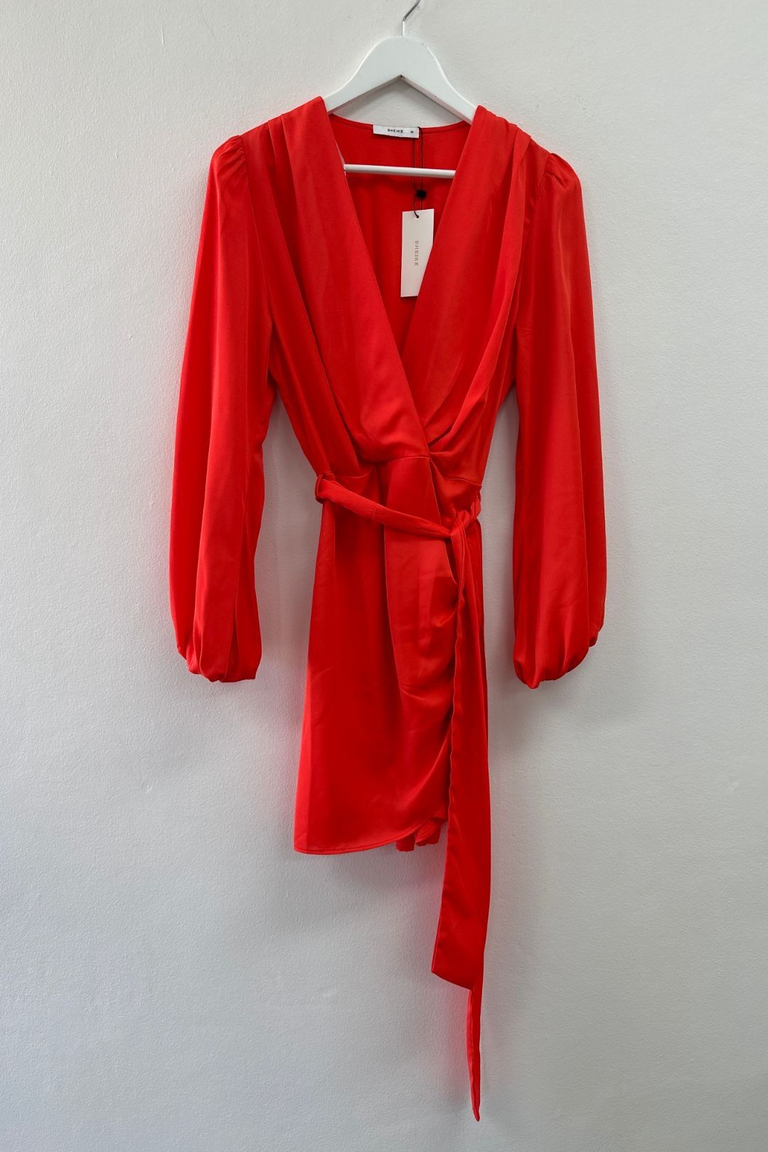 Sheike - Saskia Red LS Mini Dress