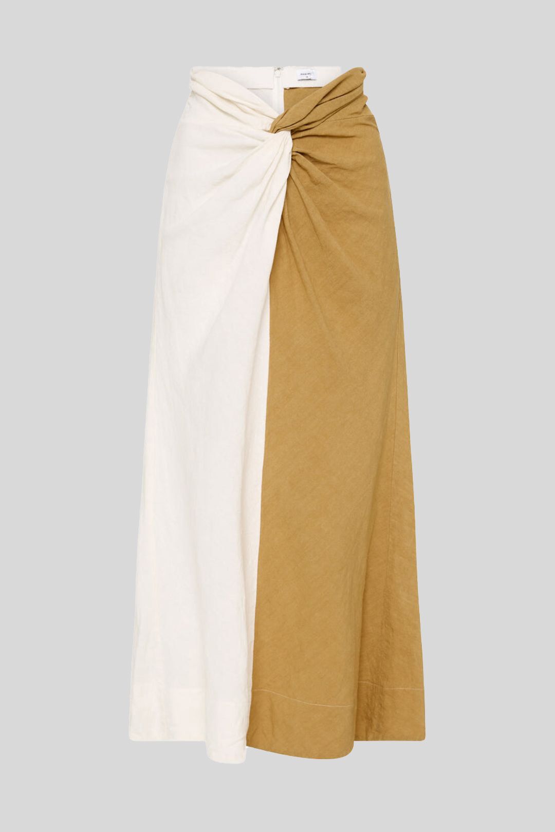 Sheike White and Beige High Hopes Linen Skirt