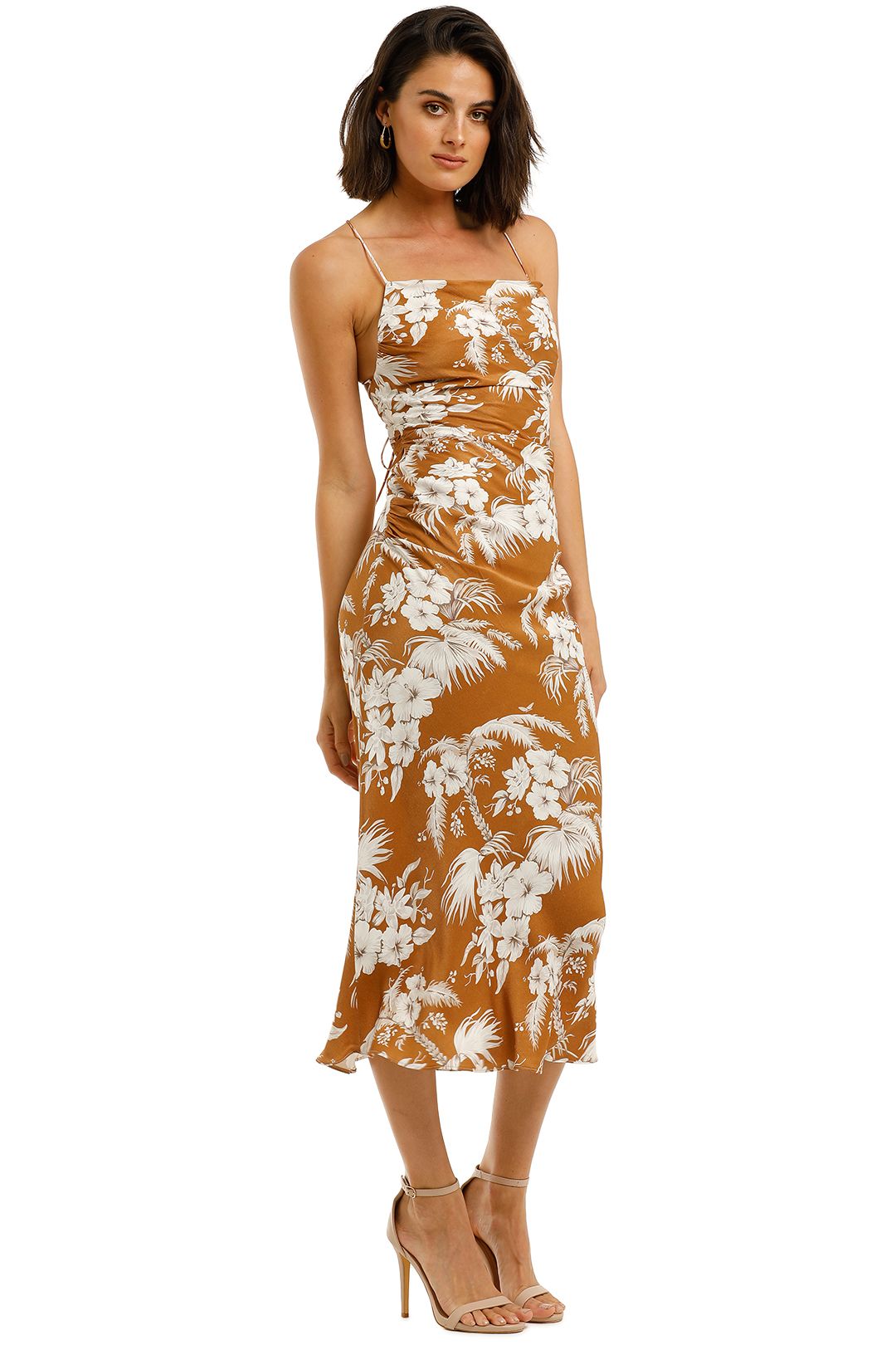 Shona-Joy-Westcott-Ruched-Backless-Slip-Dress-Side