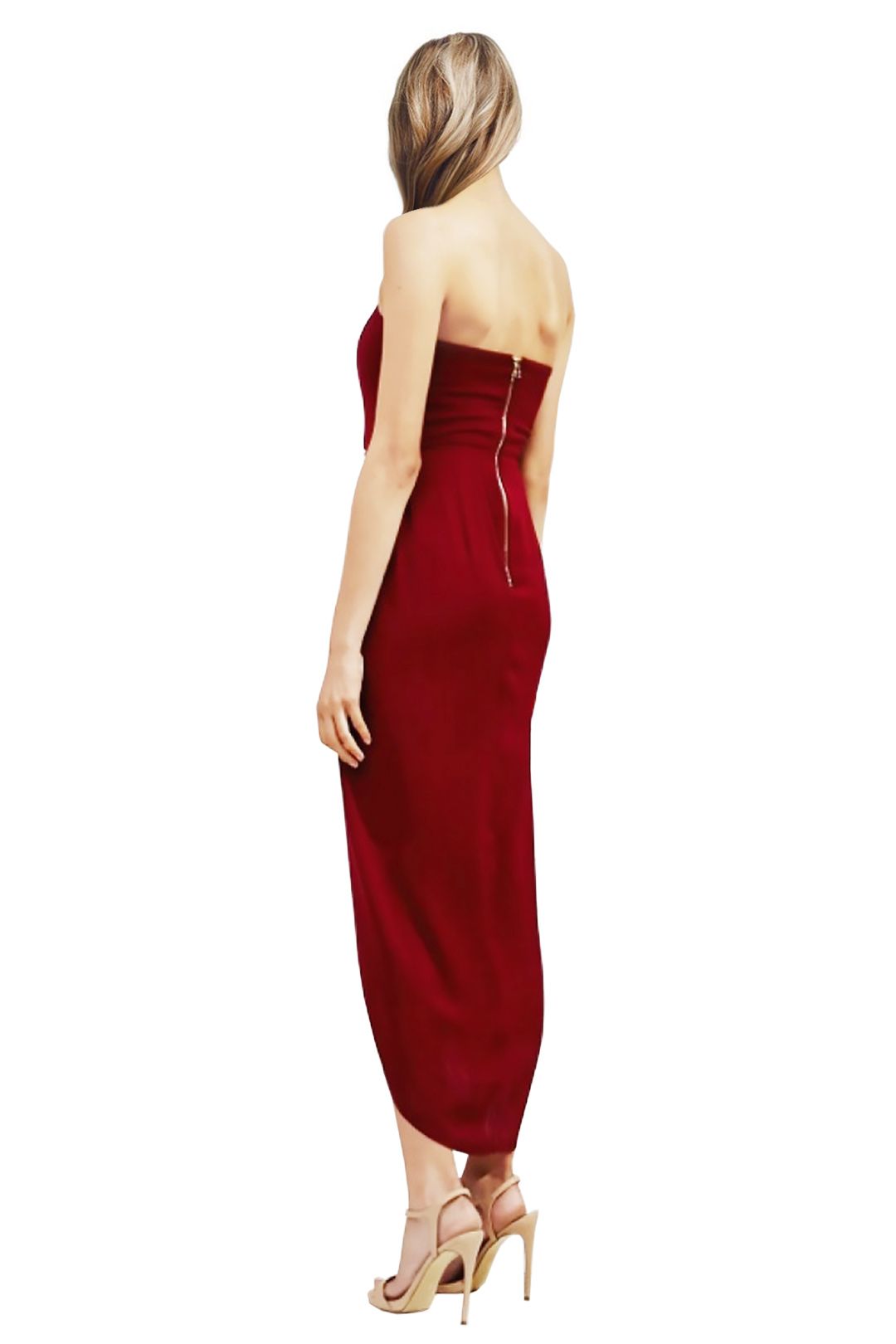 Shona Joy - Core V Bustier Draped Dress