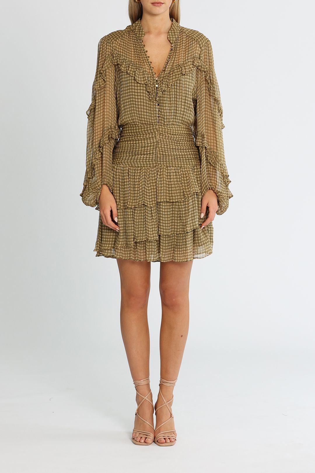Image of Eleonora Ruched Frill