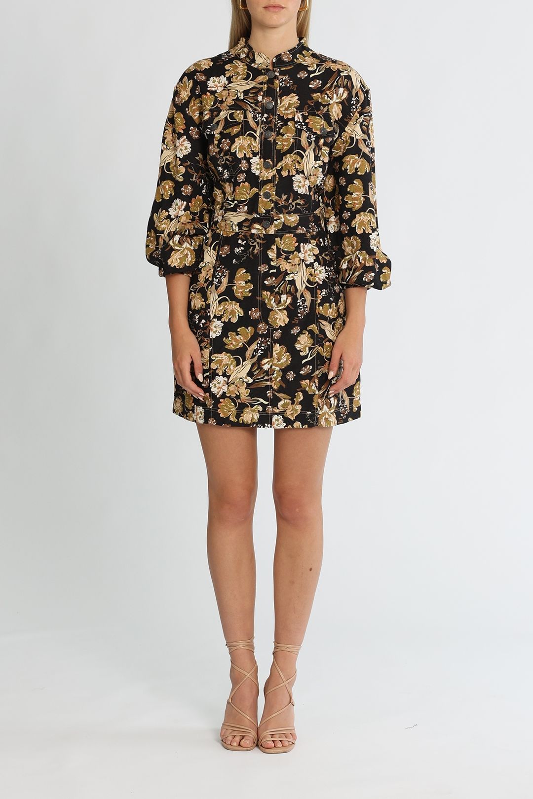 Shona Joy Palermo Panelled Mini Dress Multi