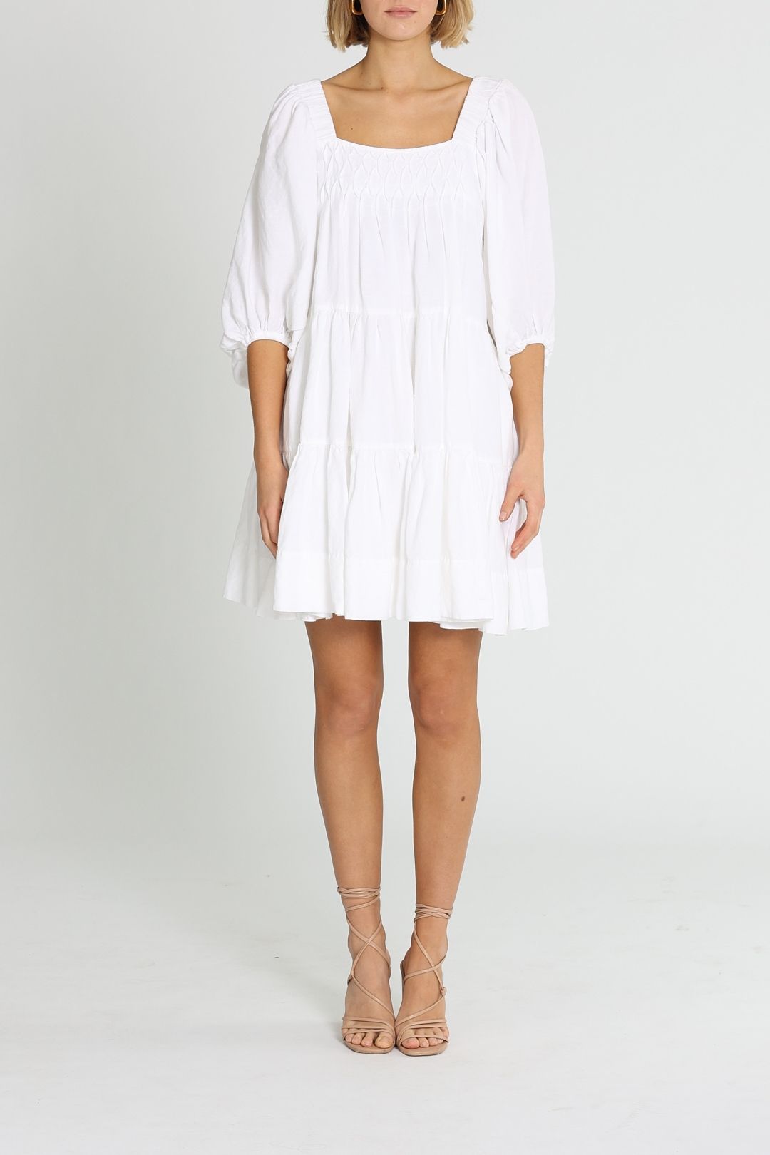 Shona Joy Paulina Tiered Mini Dress