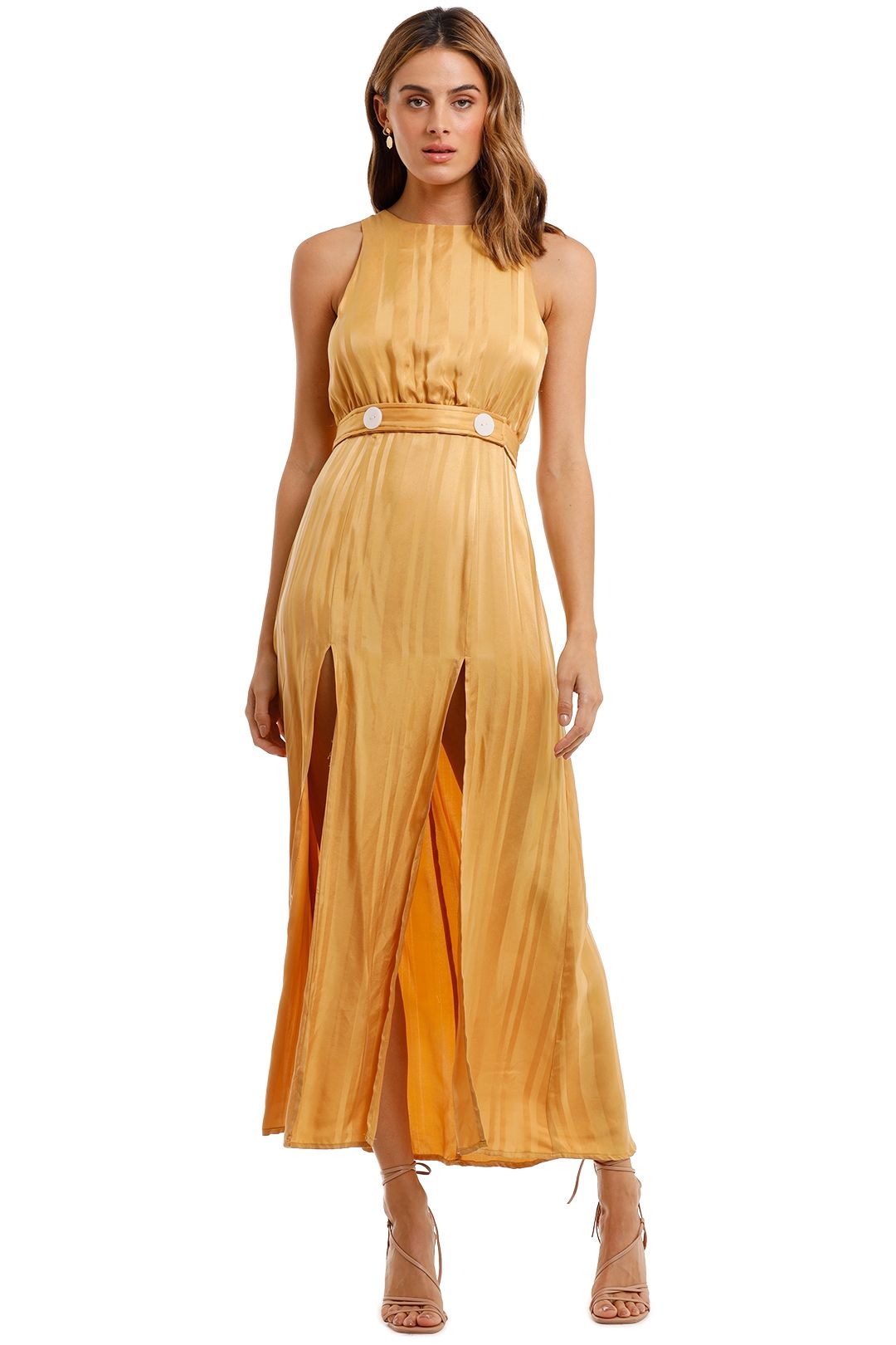 Image of Shona Joy - Split Skirt Midi Dress
