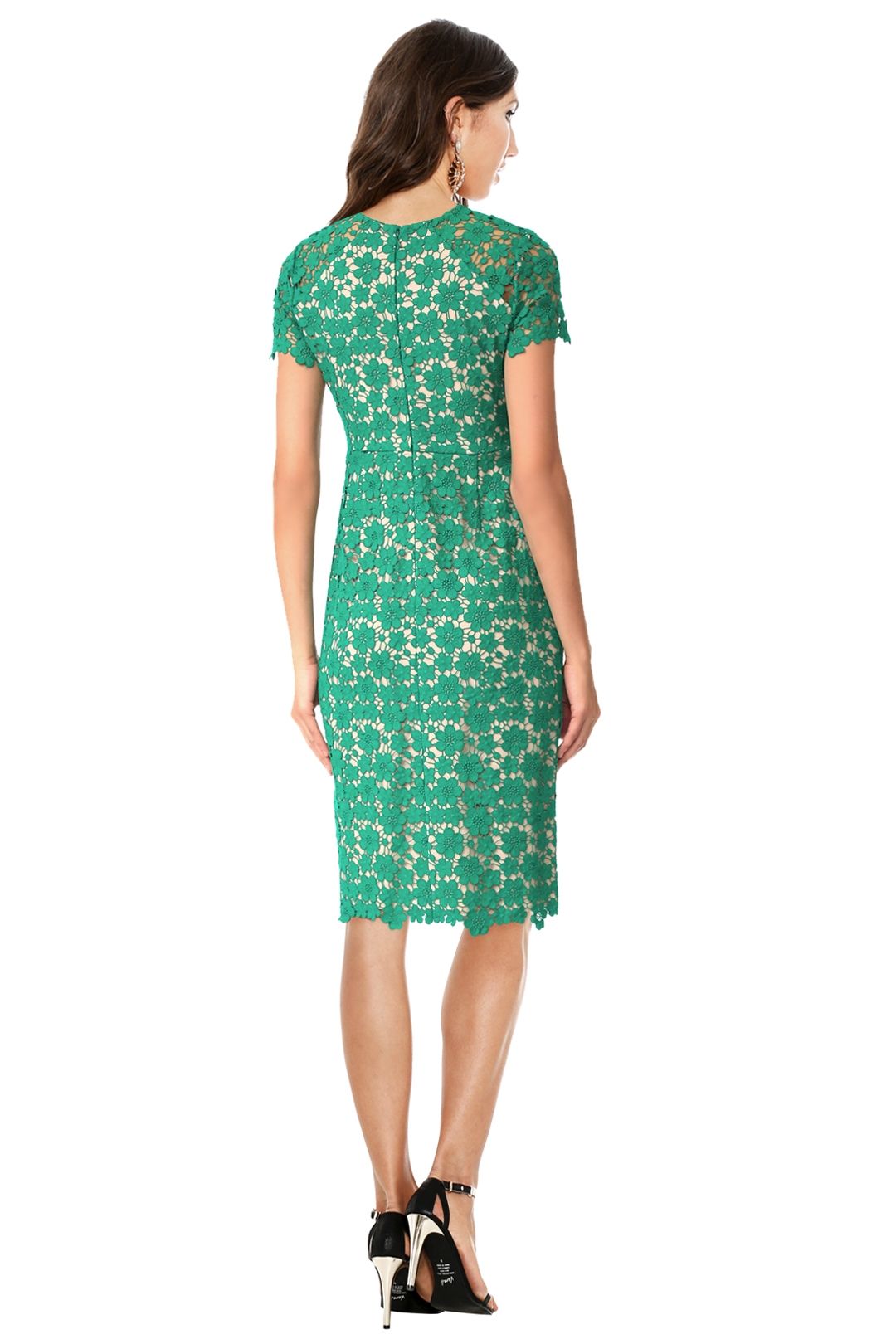 Shoshanna - Beaux Dress - Jade - Back