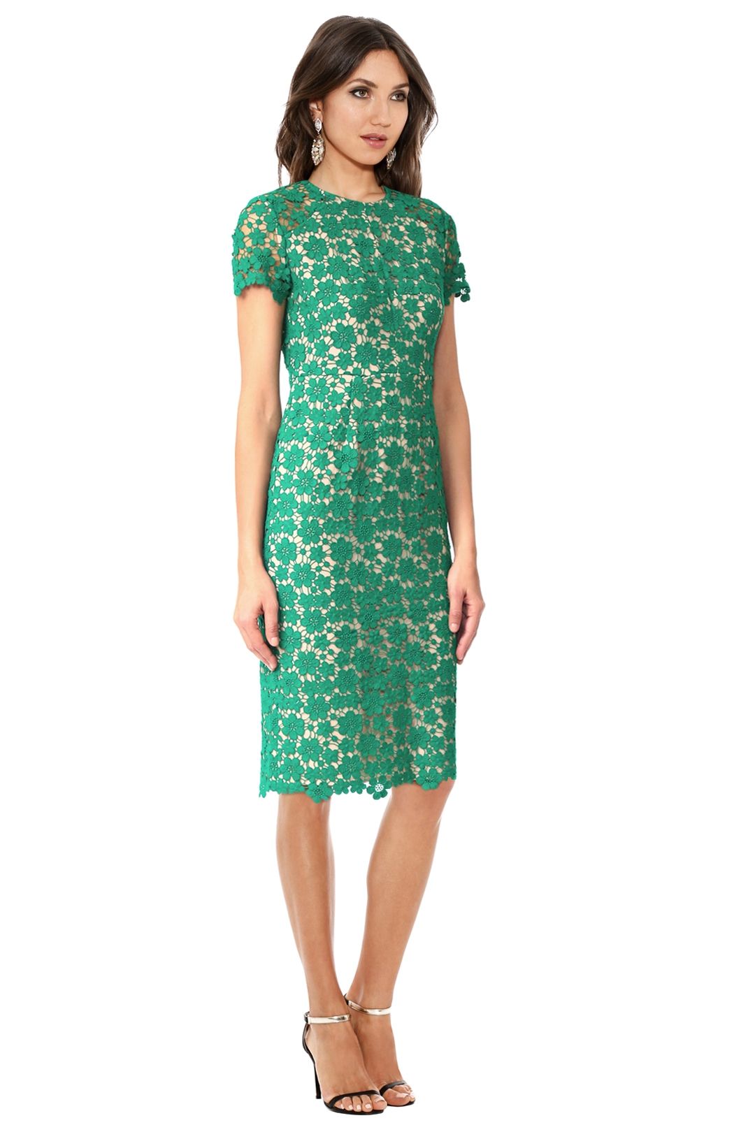 Shoshanna - Beaux Dress - Jade - Side