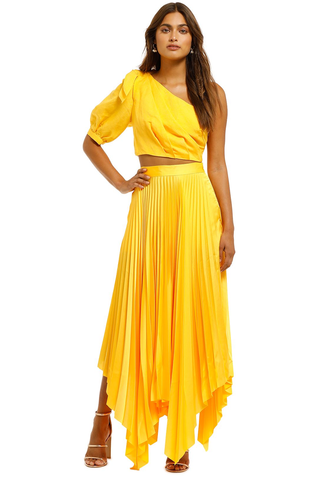 Eden Skirt in Marigold by Significant Other for Rent | GlamCorner