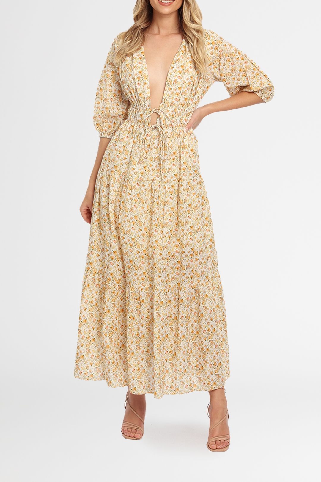 Auguste scarlett wrap maxi outlet dress