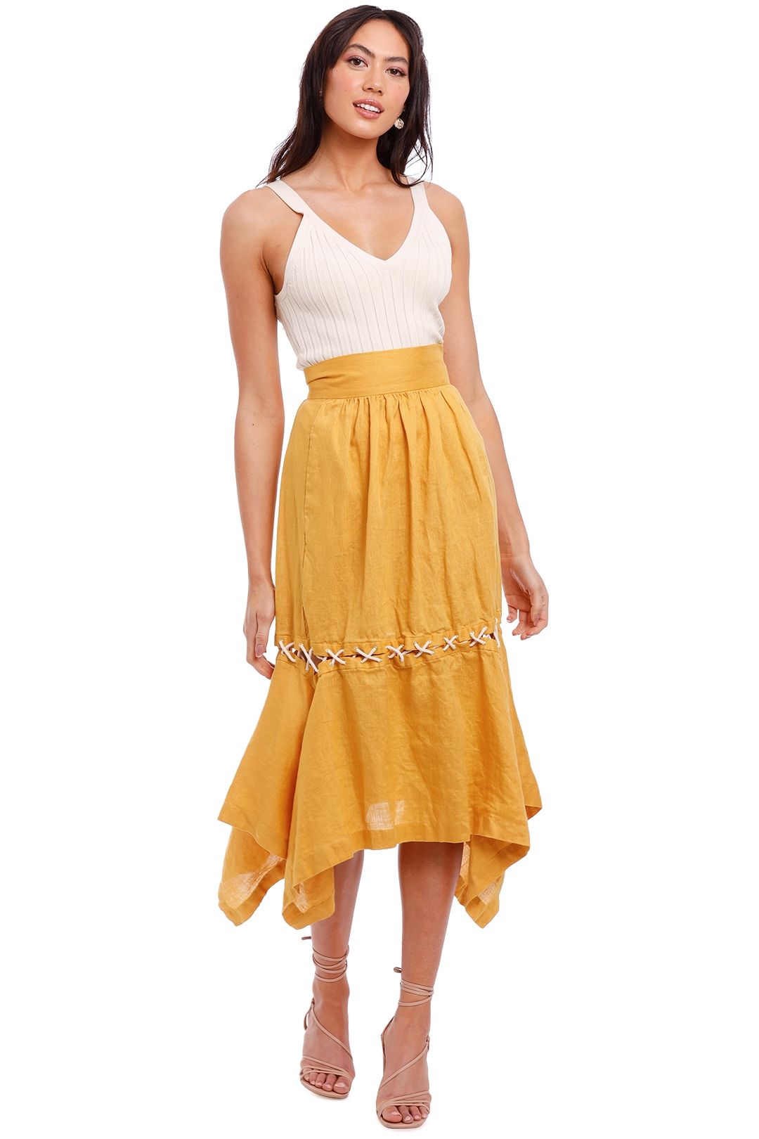 Significant Other Ariana Knit Cami Top cream