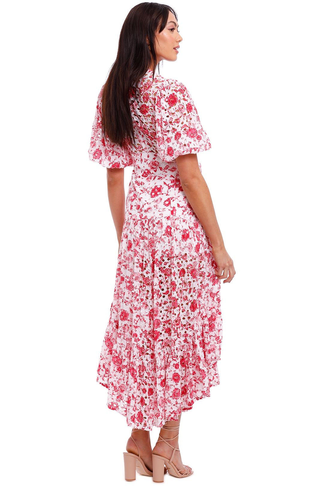 Significant Other Charlotte Dress Red Floral