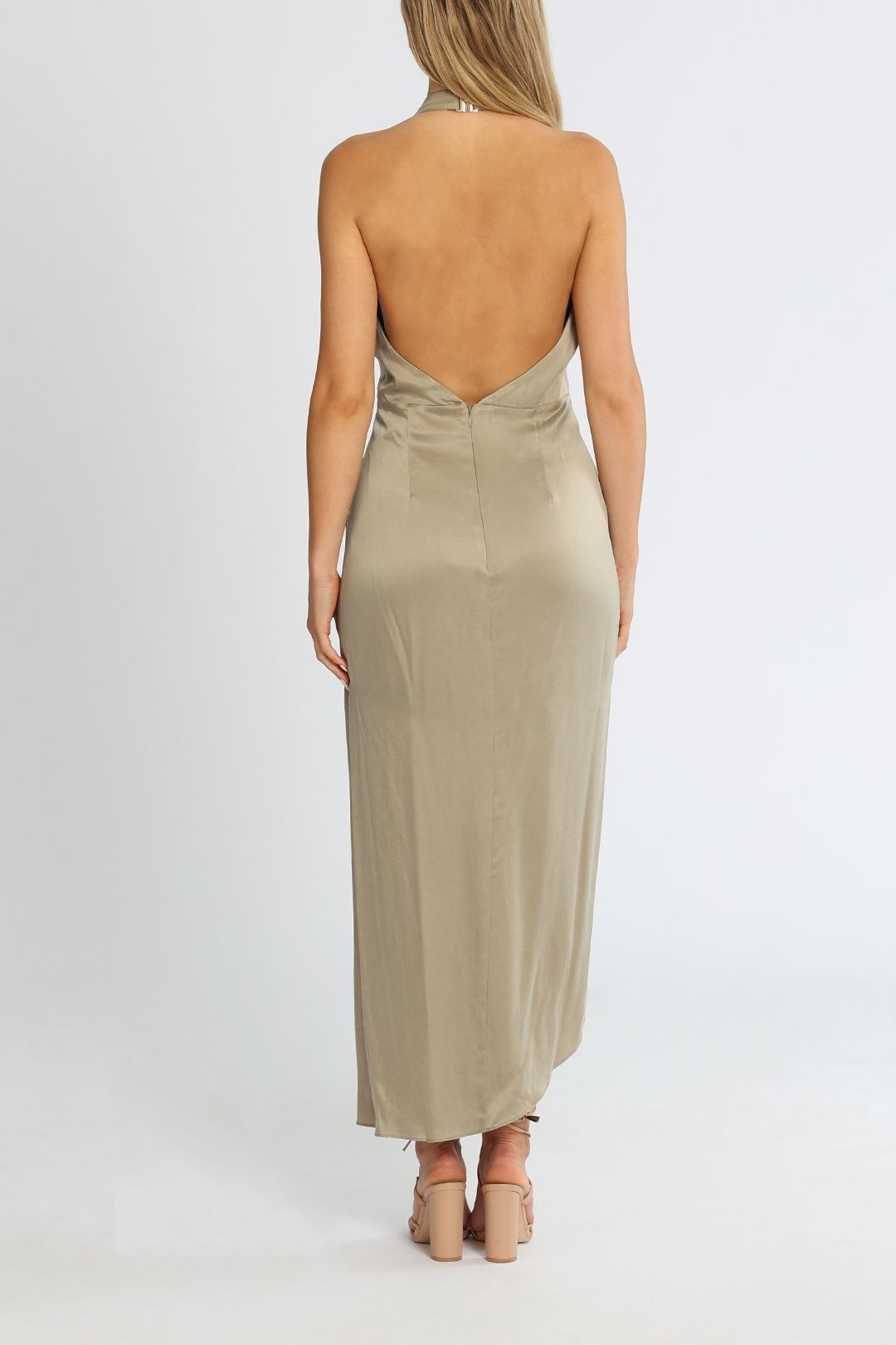 Hire Elaine Dress in Khaki | Significant Other | GlamCorner
