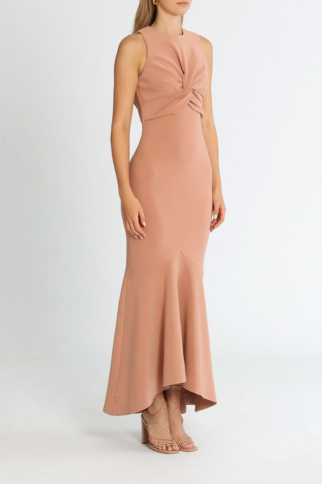Significant Other Ezra Dress Almond High Low