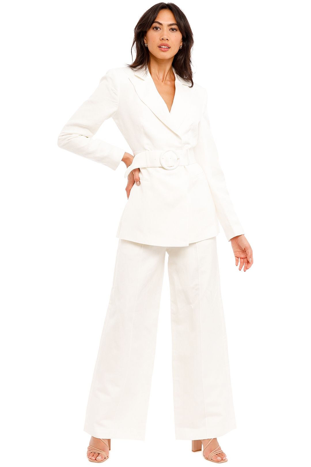 Image of Significant Other - Florina Blazer and Pant Set - Ivory