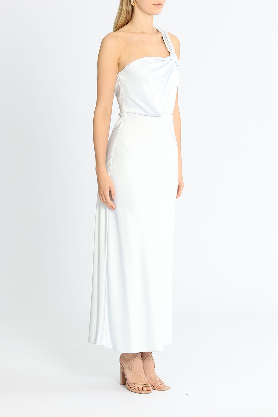 Significant Other Macy Dress Blue One Shoulder