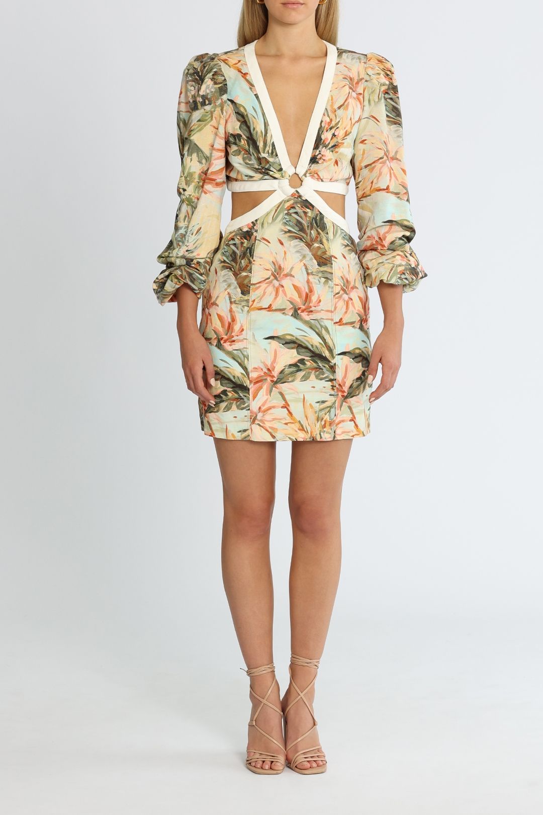 Significant Other Madrid Dress Painted Floral Print