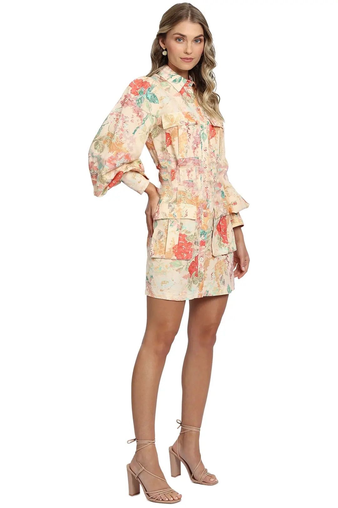 Significant Other Odessa Dress Picnic Peonies floral