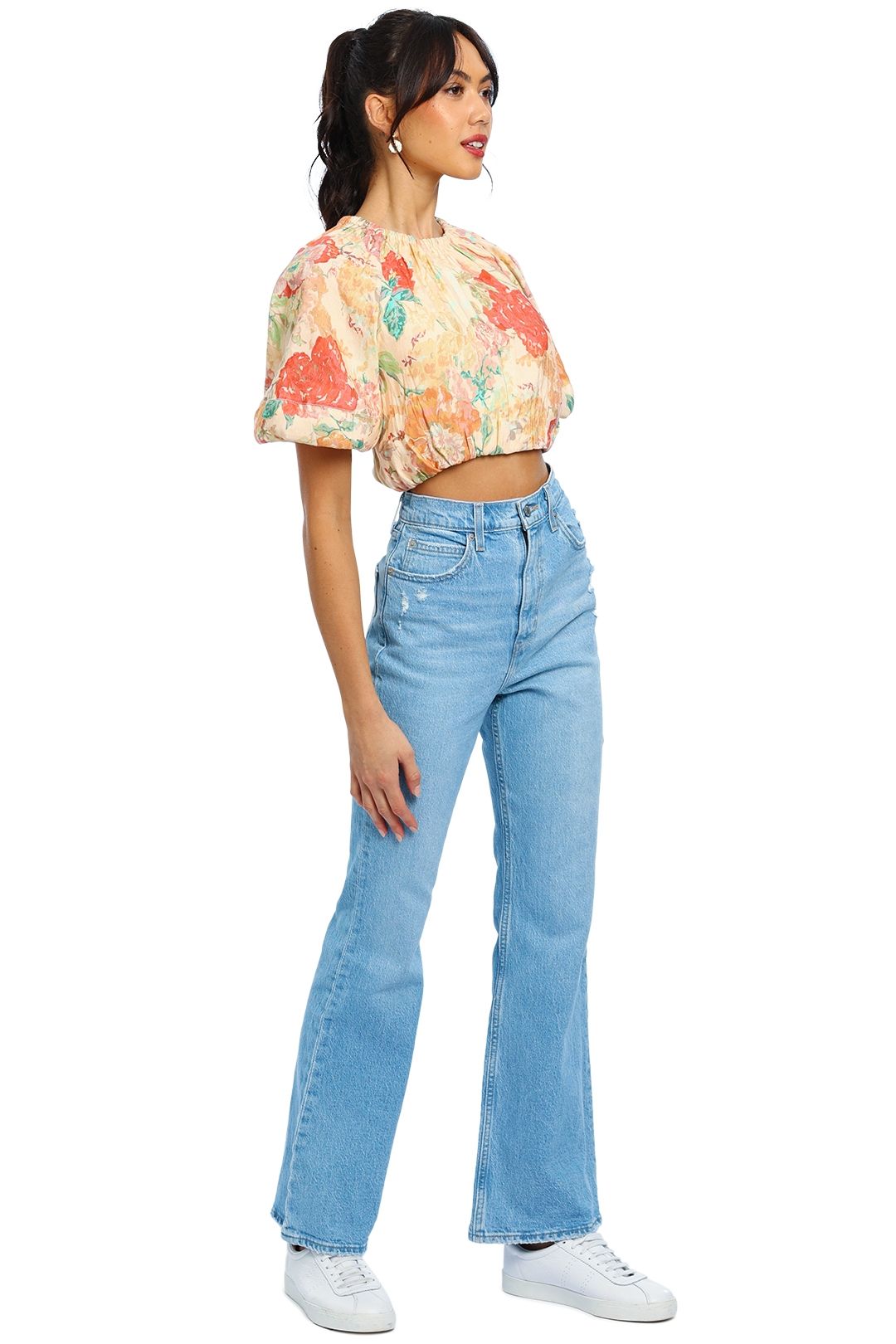Significant Other Salvador Top Picnic Peonies Cropped