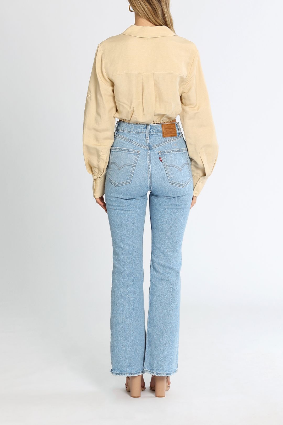 Significant Other Vienna Top Sand V Neck