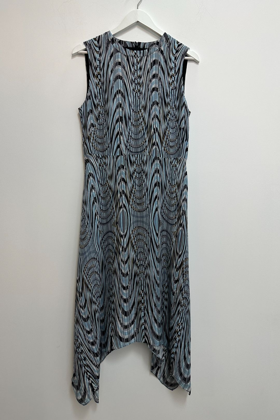David Lawrence Silk Caila Midi Dress in Multi
