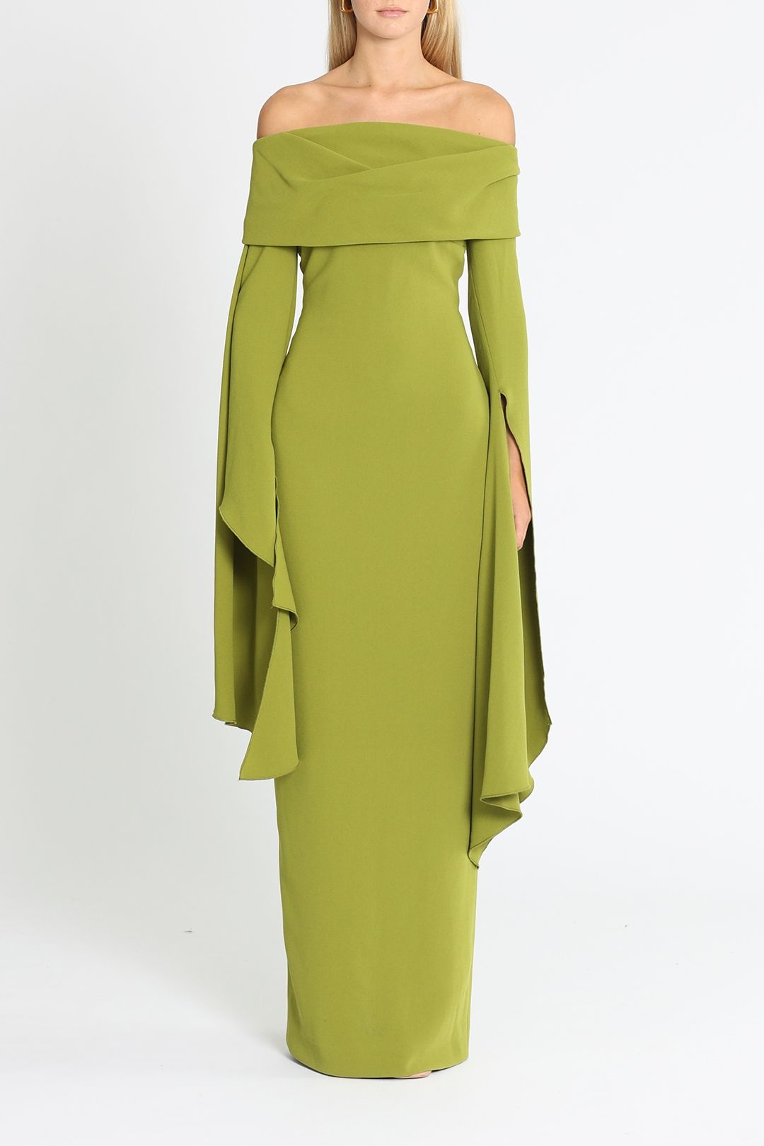 Solace London Arden Maxi Dress Green