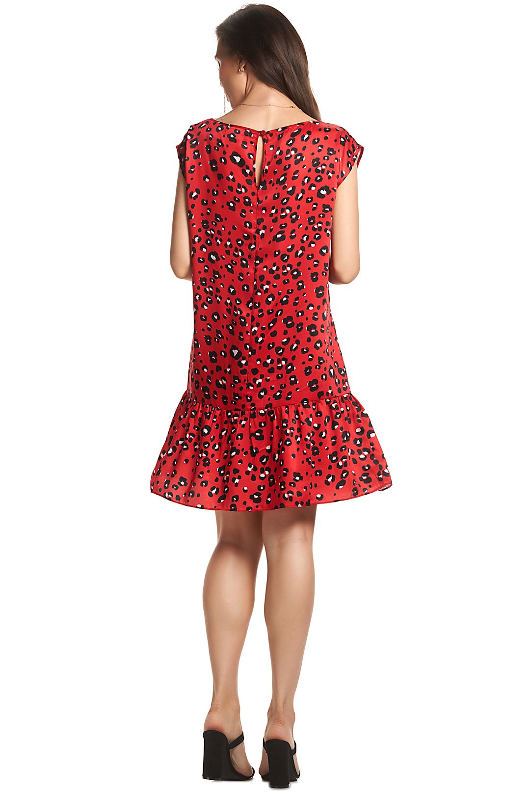 Soon-Maternity-Sydney-Dress-Red-Leopard-Back