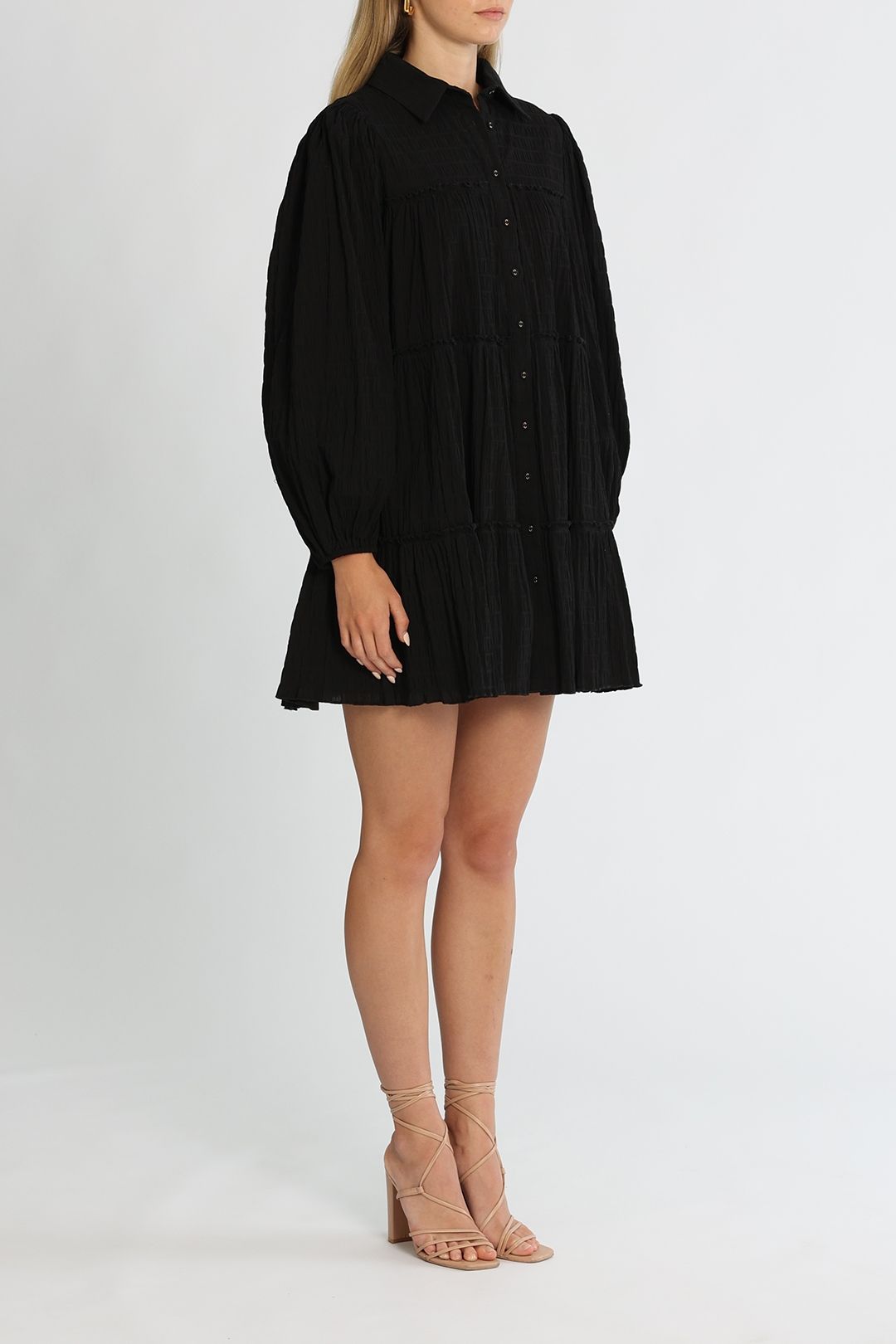 SOVERE Zepher Mini Dress Noir Black