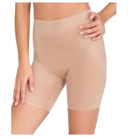 Spanx - Skinny Britches Nude Mid Thigh Short - Nude - Front