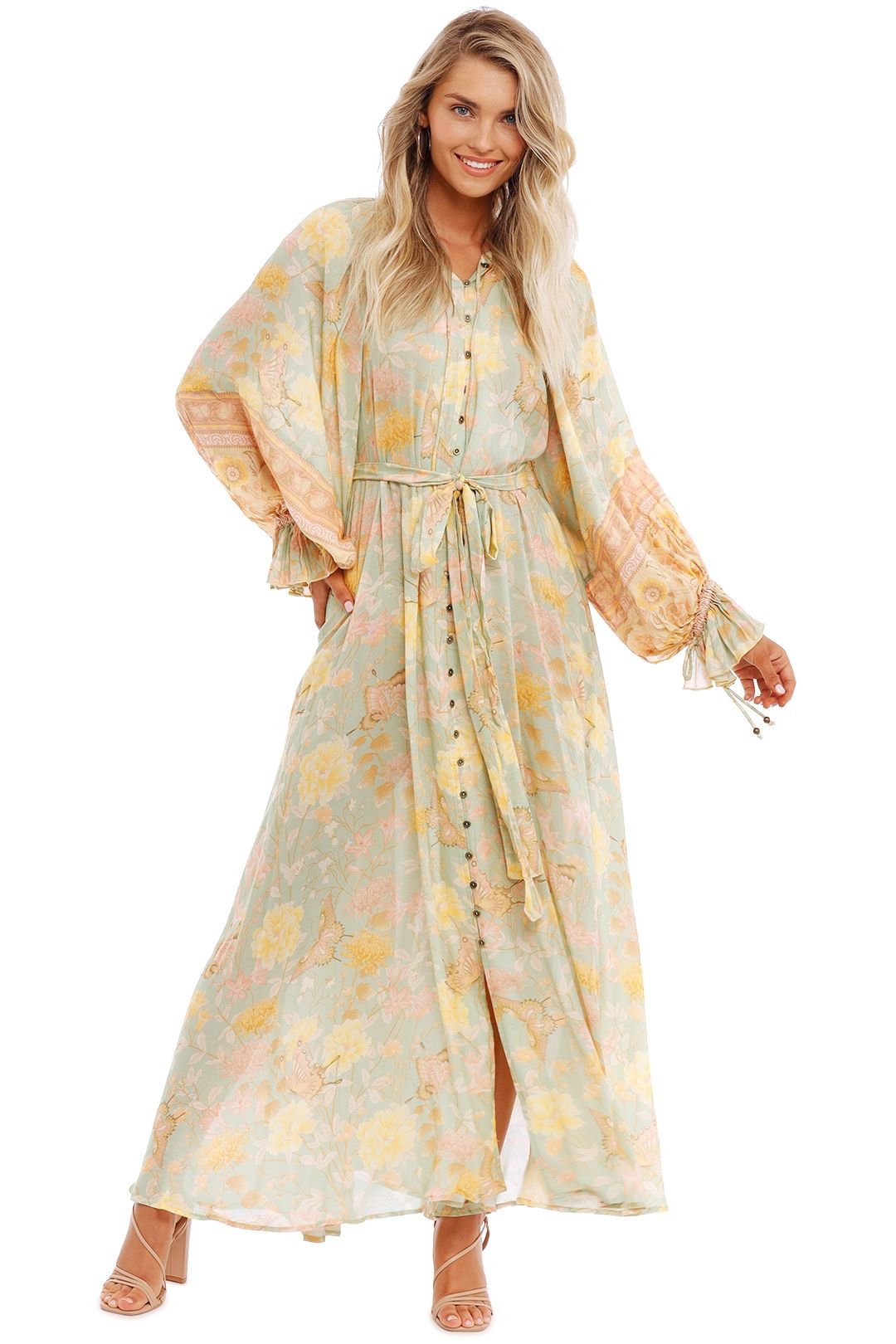 butterfly long gown