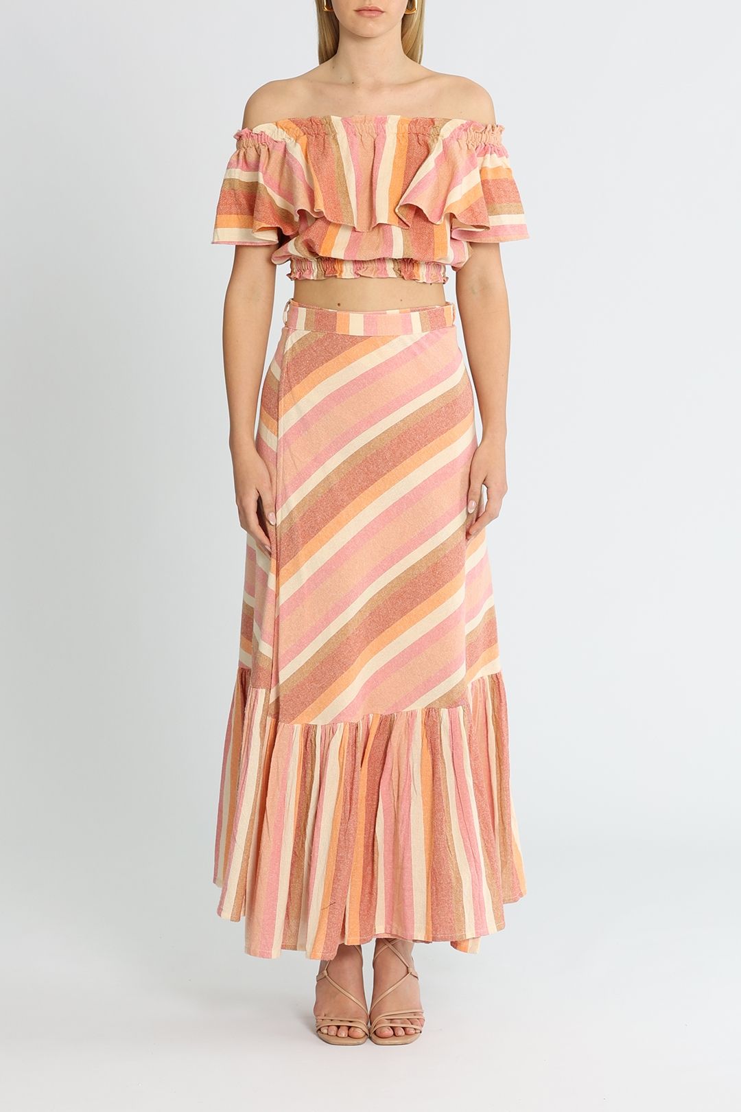 Image of Spell - Carnival Wrap Skirt and Top Set
