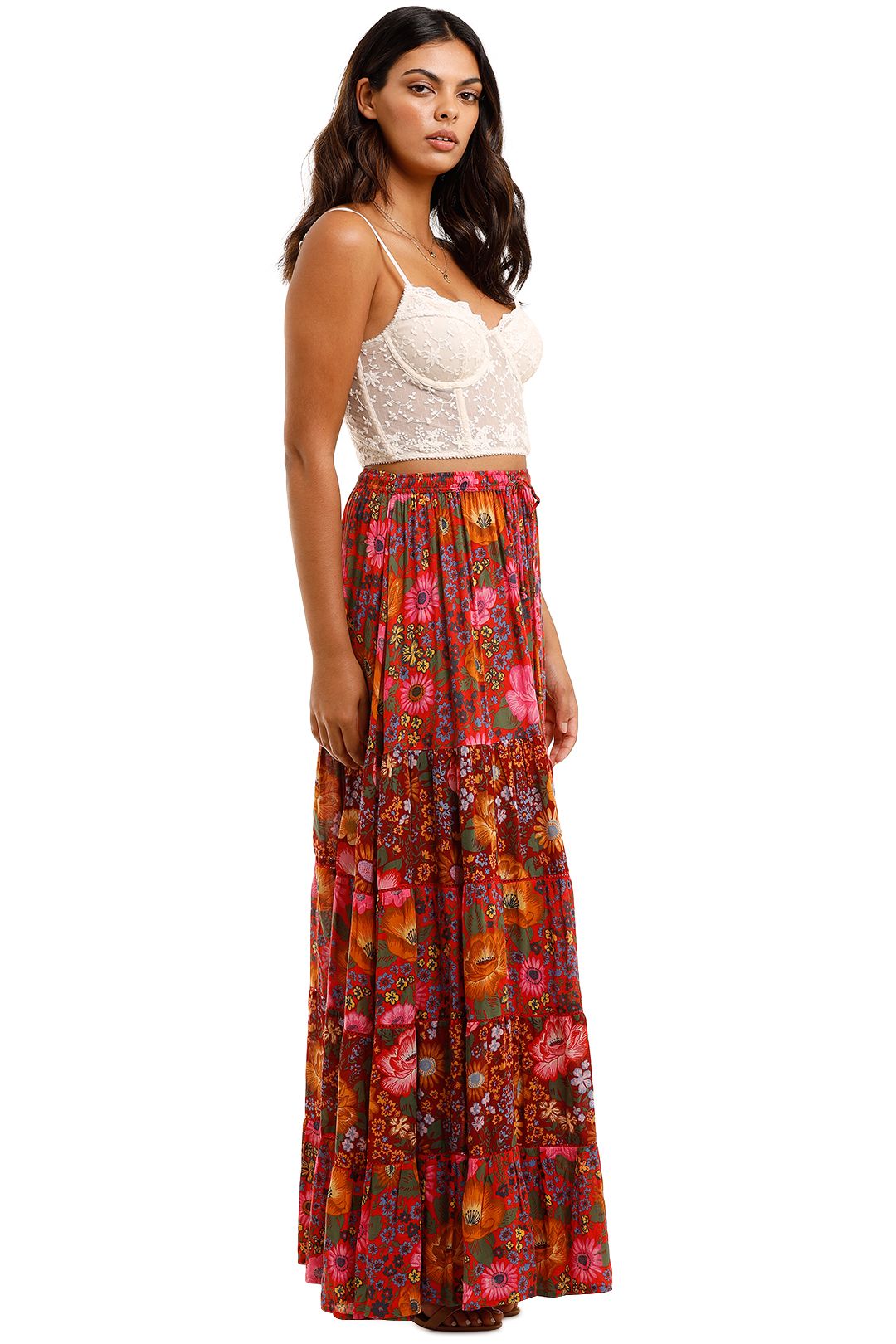 Desert Daisy Maxi Skirt in Tulip Spell GlamCorner