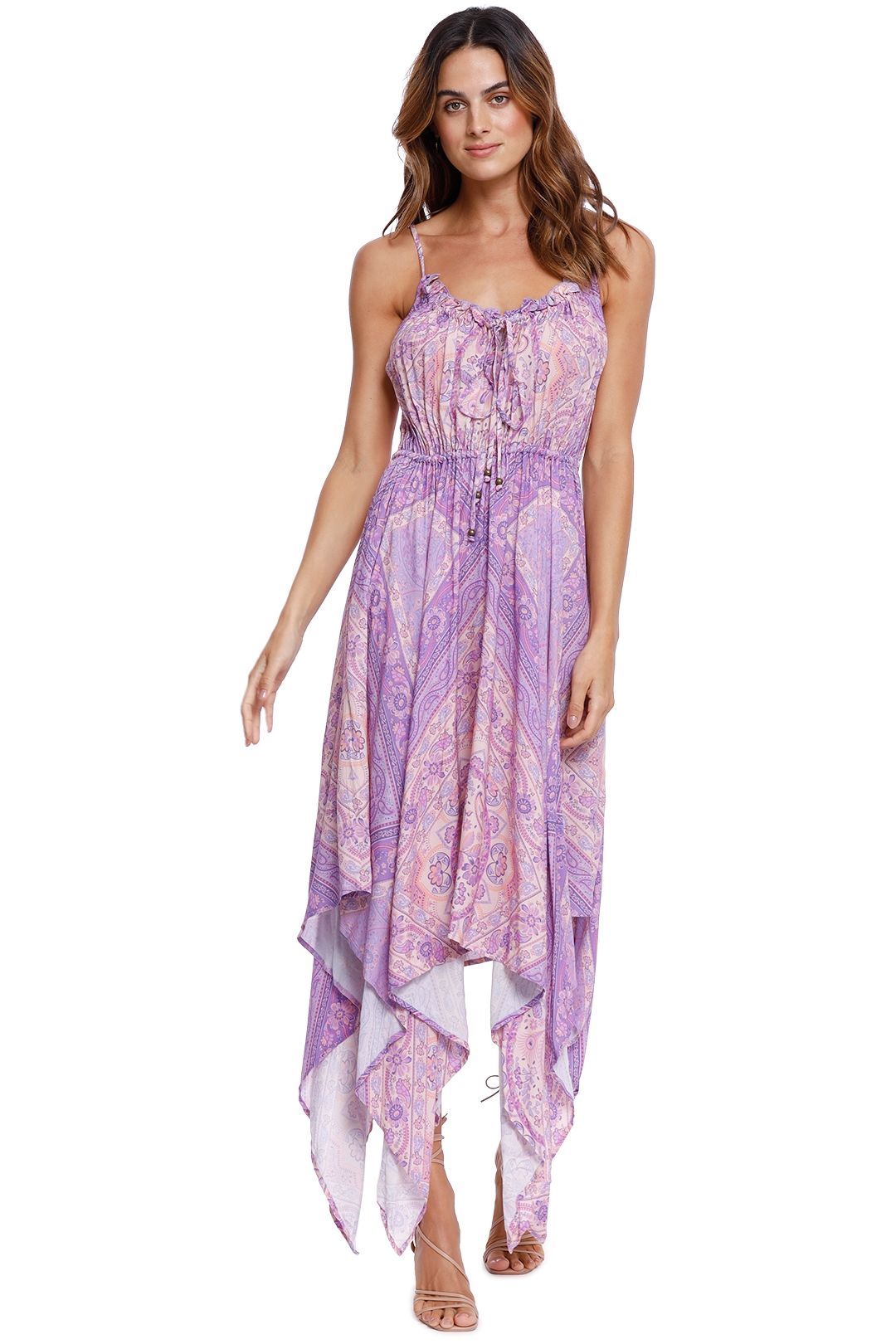 Spell Farrah Kerchief Sun Dress purple