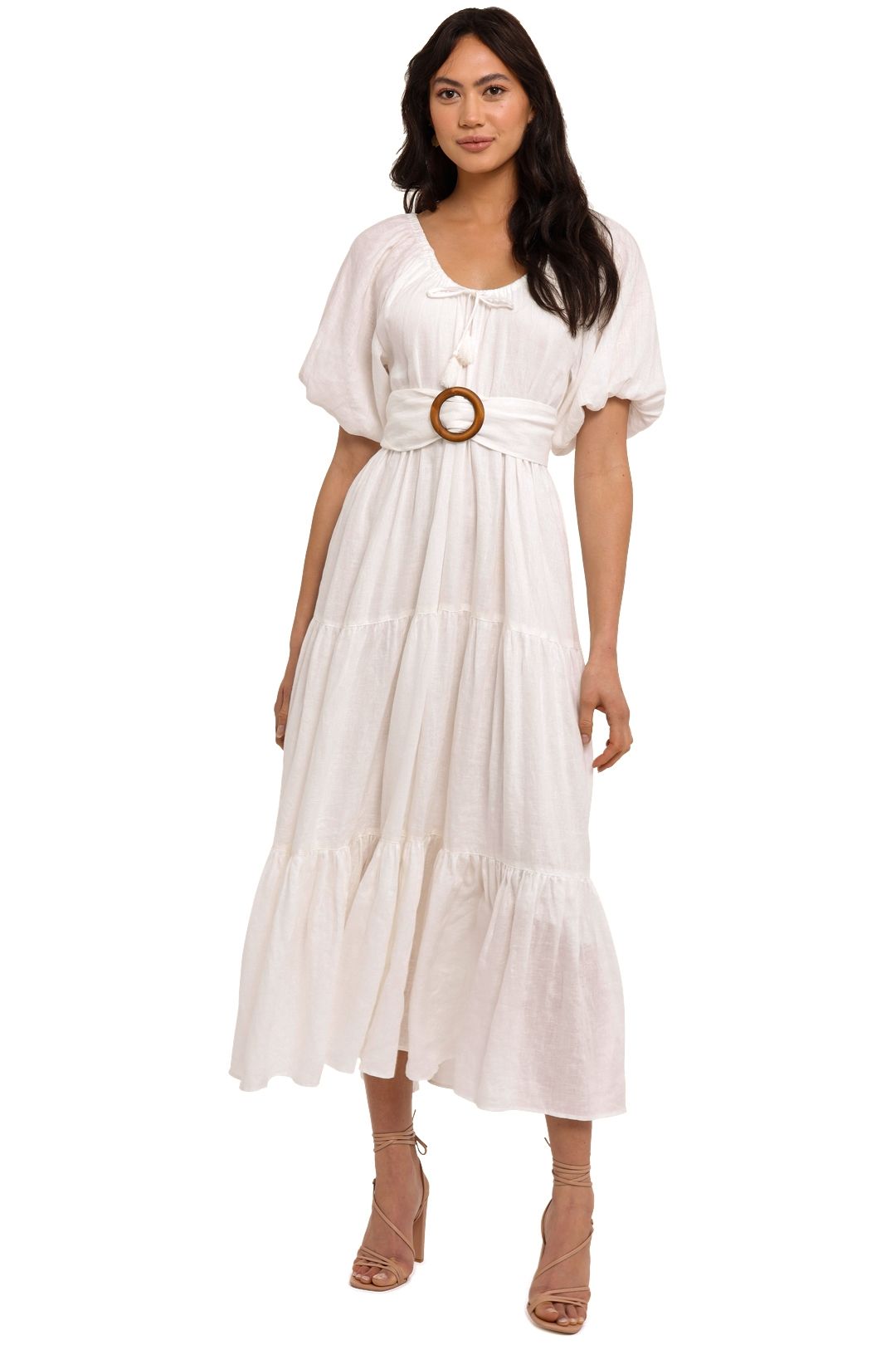 Spell Gardenia Gown White Maxi