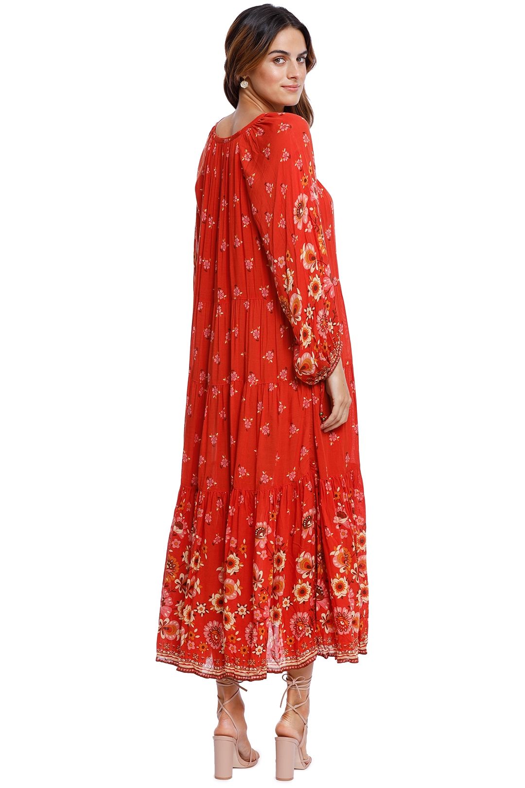 Spell Joni Gown red print