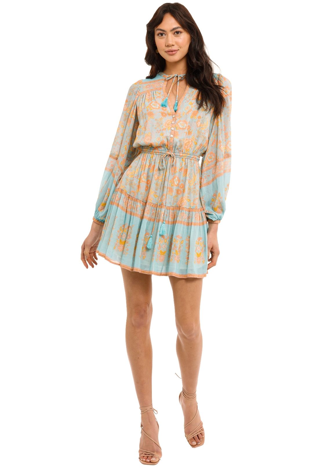 Spell Juniper Playdress Eggshell Blue Long Sleeve