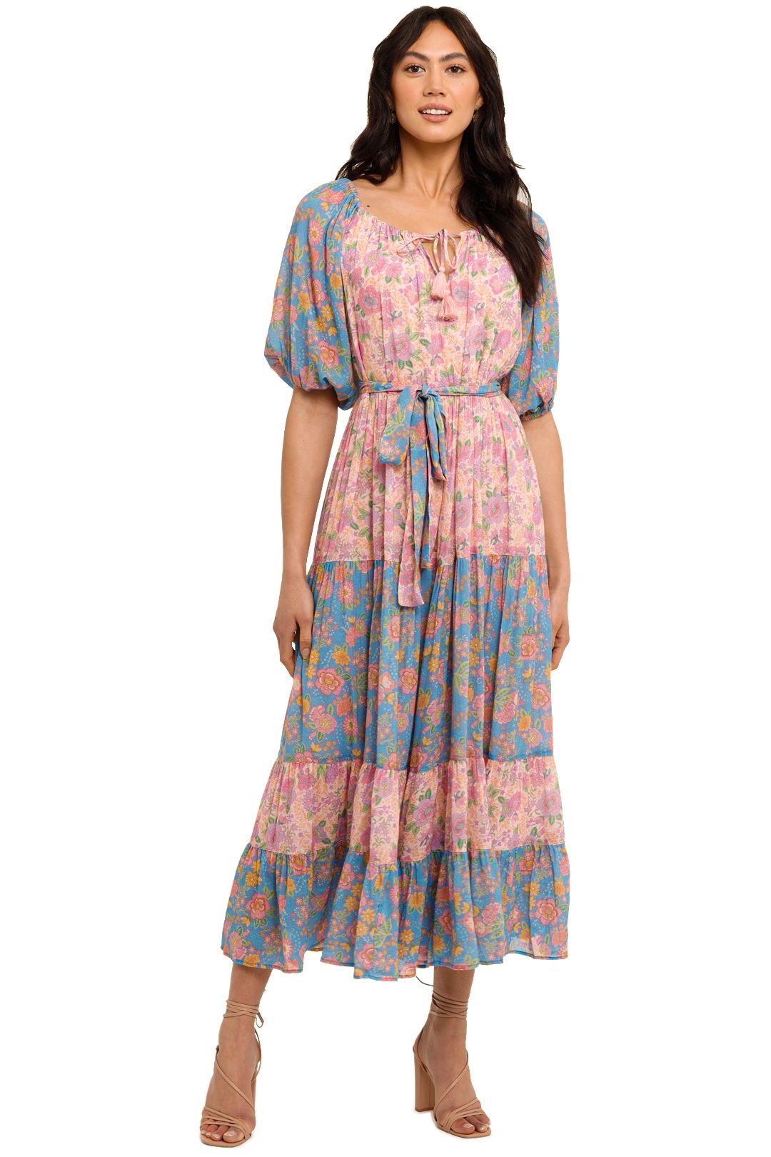 Spell Juniper Tiered Gown Lilac
