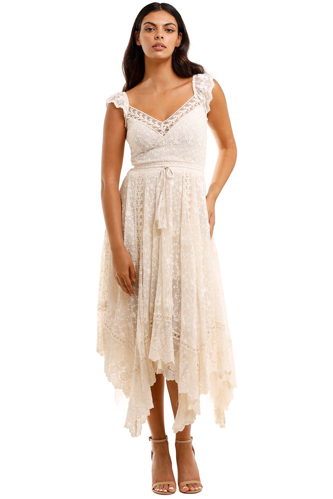 Le Gauze Lace Kerchief Dress | Spell 