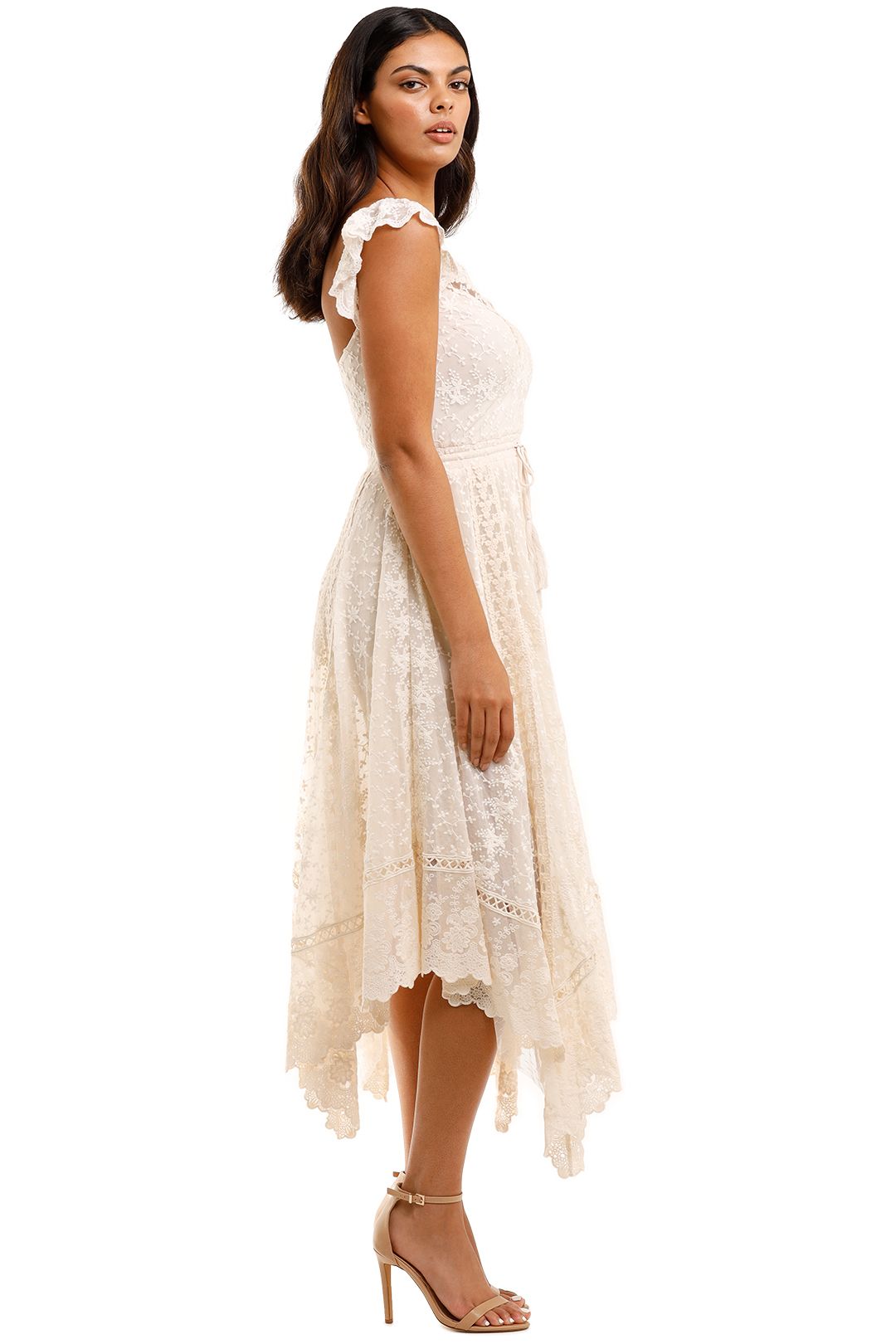 Le Gauze Lace Kerchief Dress | Spell 