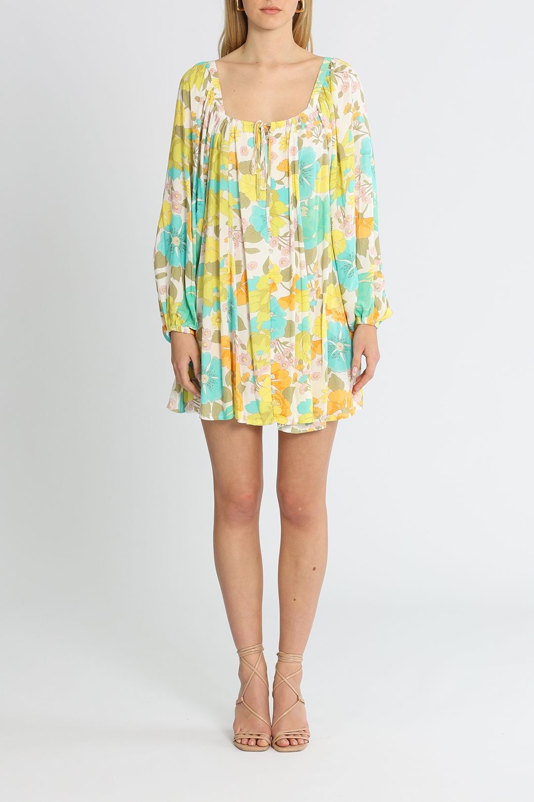 Spell Lemonade Mini Dress Citrus
