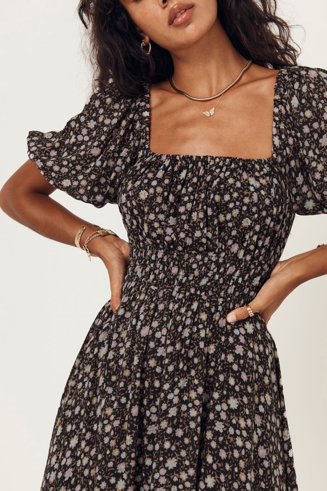 spell anne midi gown