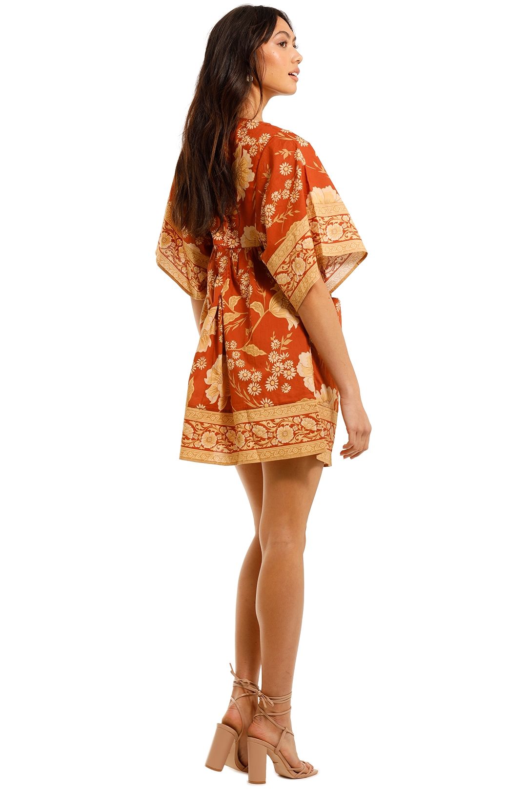 Hire Sloan Smock Mini Dress in Ochre 