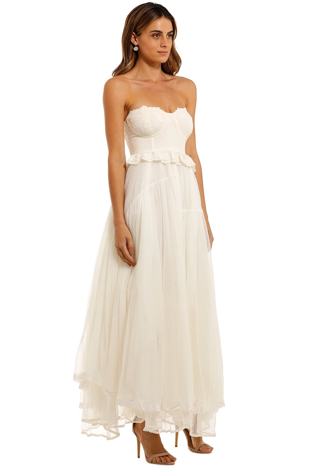 Spell Zoe Tulle Gown off white