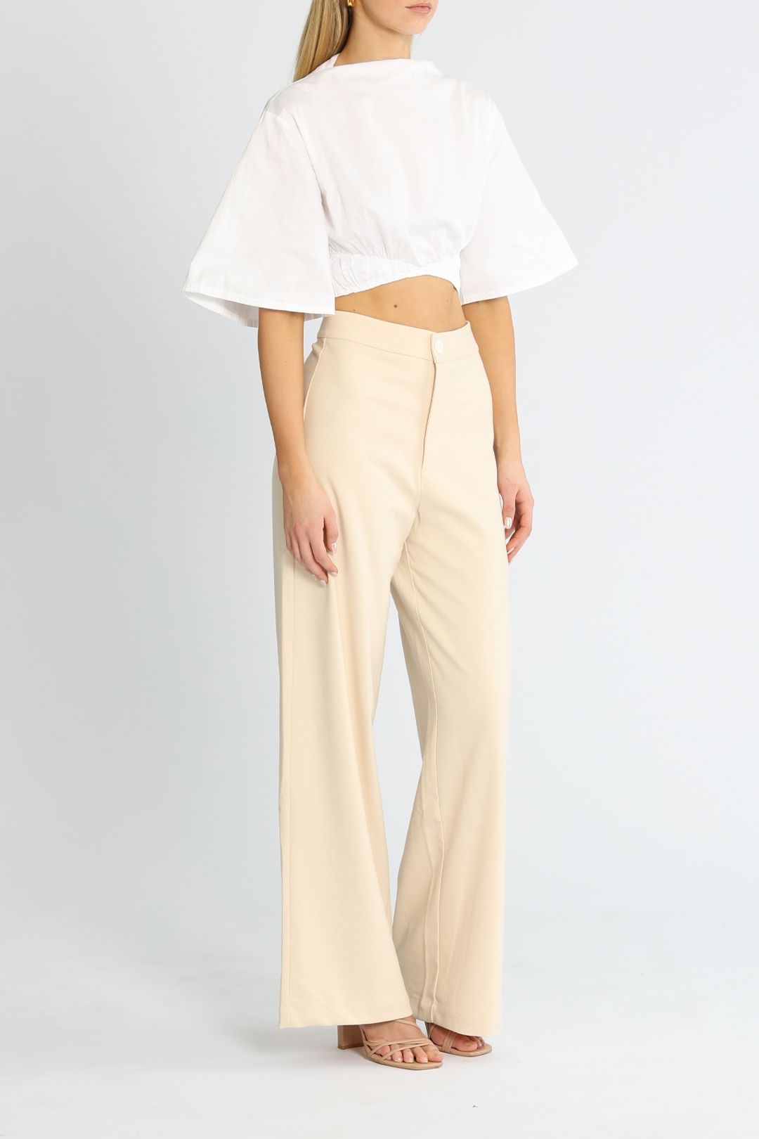 Staple The Label Ana Wide Leg Pant high