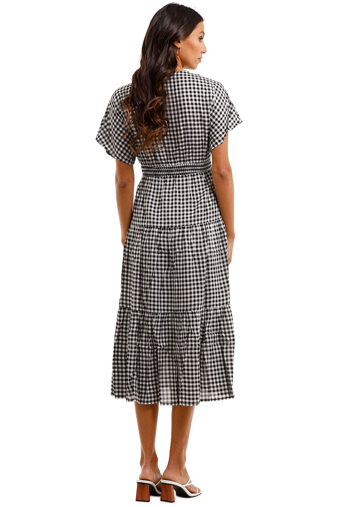 Staple The Label Annika Midi Dress V neckline