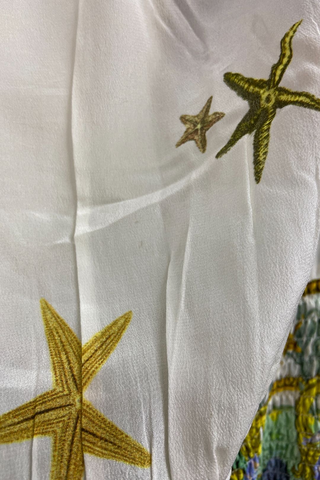 Camilla Star Of The Sea Off Shoulder Shirred Dress