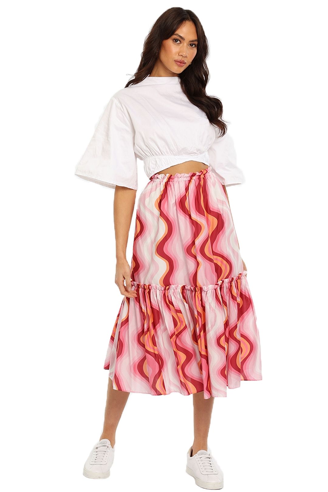 Steele Austin Skirt pink print
