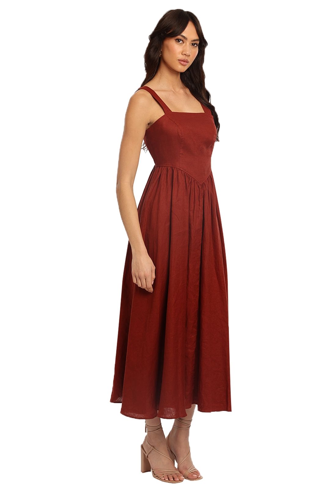 Steele Peridot Dress Red