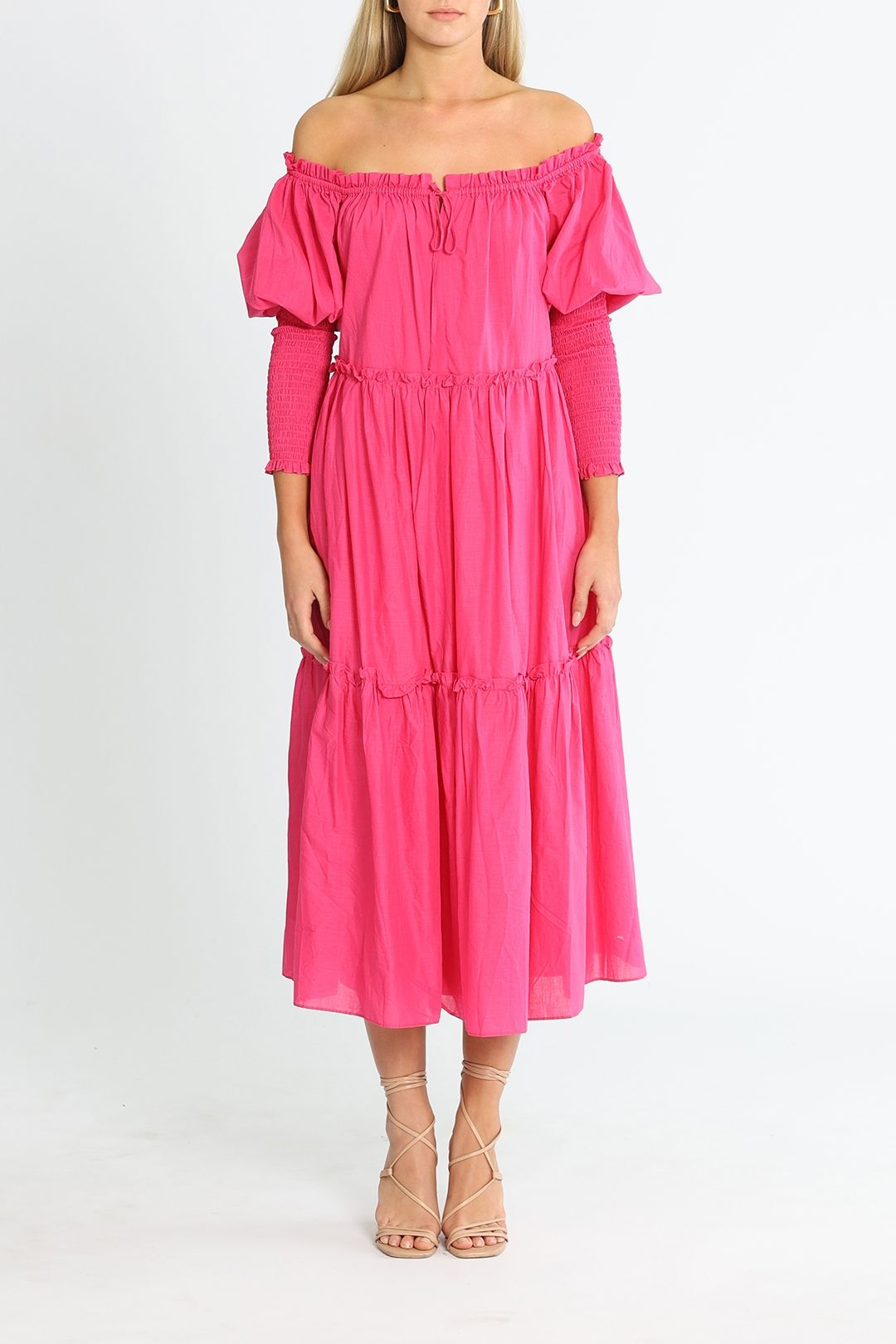 Steele Saffron Dress Pink