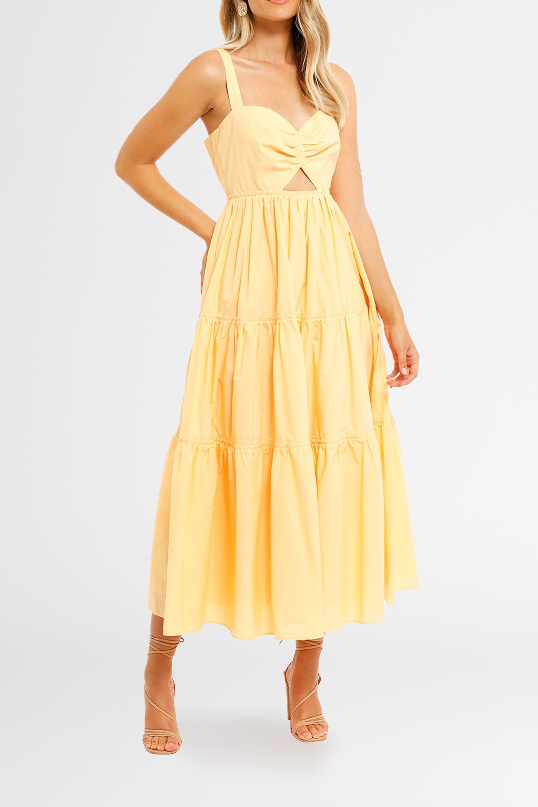 Steele Sorelle Dress sweetheart cutout