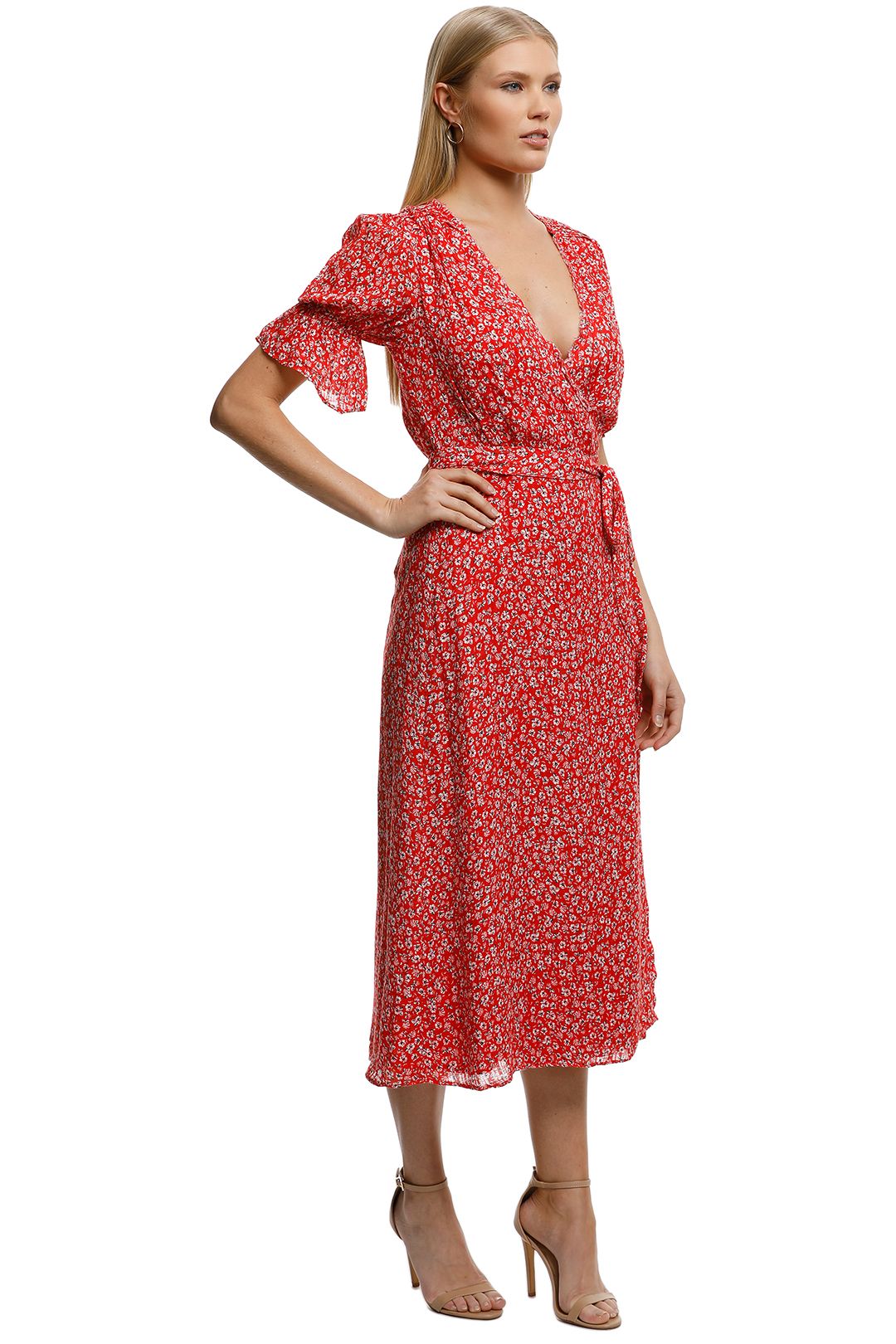 Claret Midi Dress by Stevie May for Rent | GlamCorner